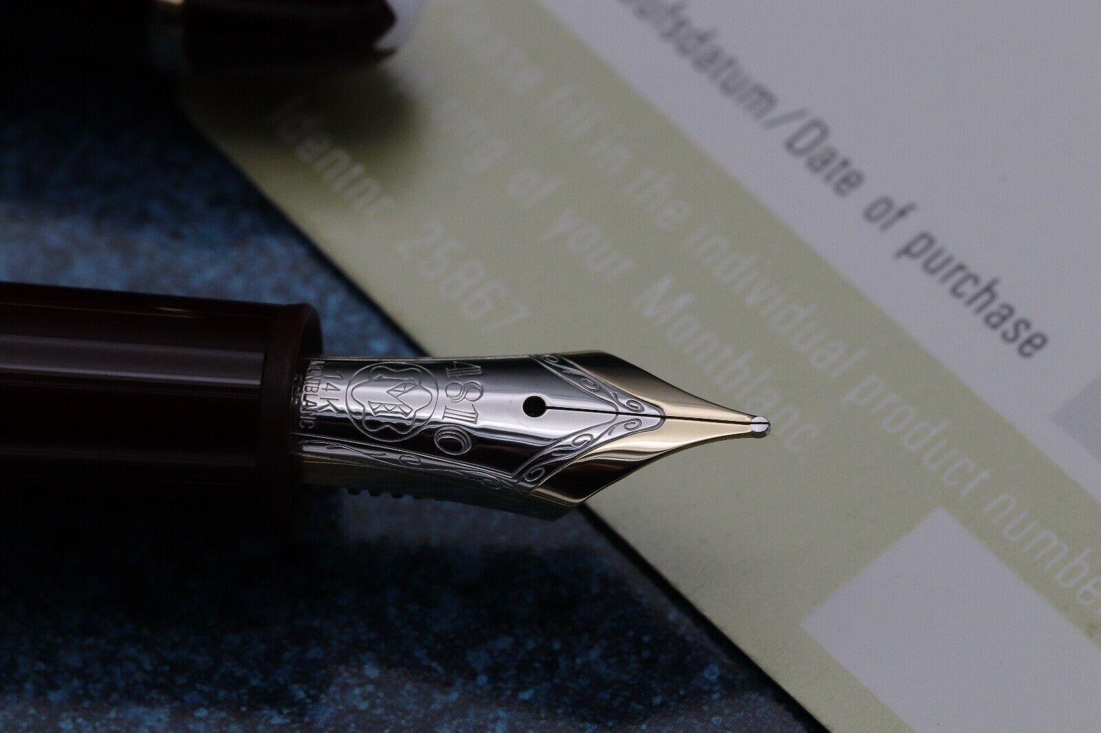 Montblanc Meisterstuck 146 LeGrand Bordeaux Fountain Pen - UNUSED - 1991-92 image 3