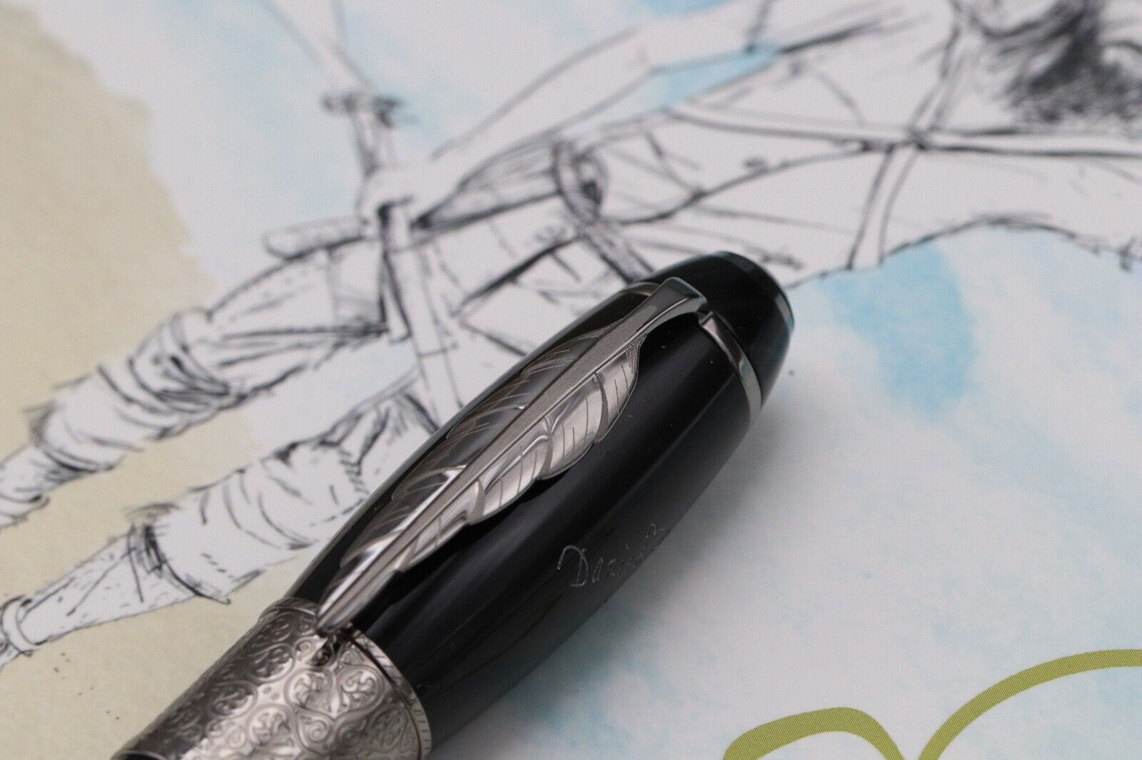 Montblanc Writers Edition Daniel Defoe Rollerball Pen image 4