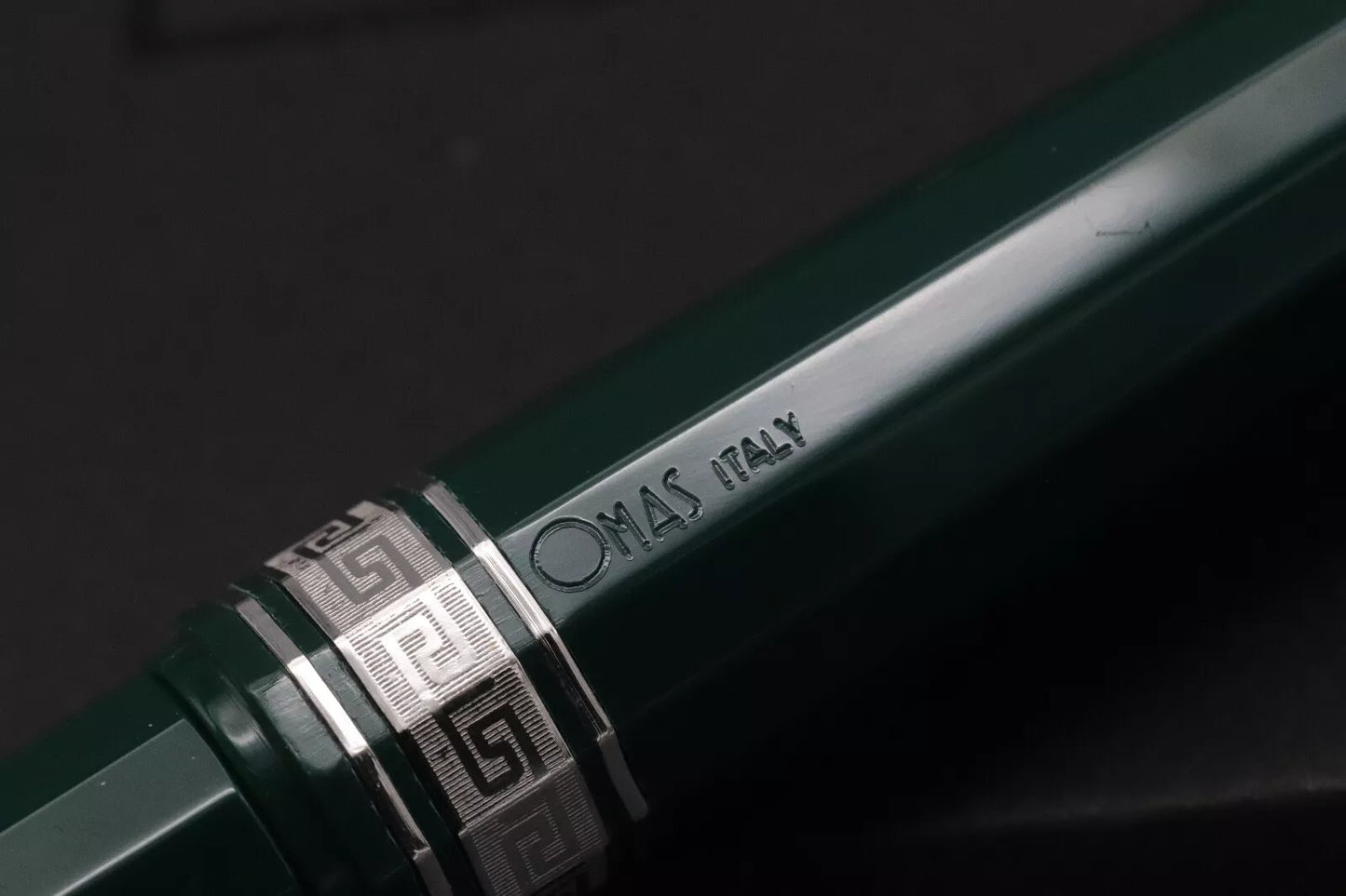 Omas Milord Green HT Trim Fountain Pen - Fine Nib image 6