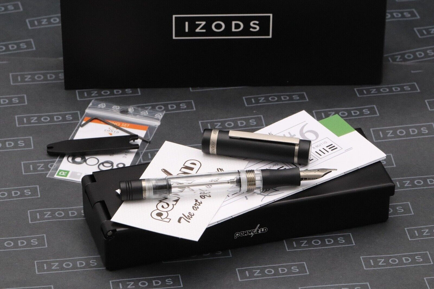 Conid Bulkfiller Regular Demonstrator Fountain Pen - #6 Ti Medium Nib image 0