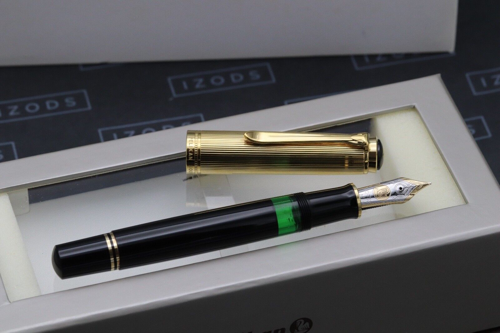 Pelikan Souveran M1050 Vermeil Black Fountain Pen - PF Marked Nib image 1
