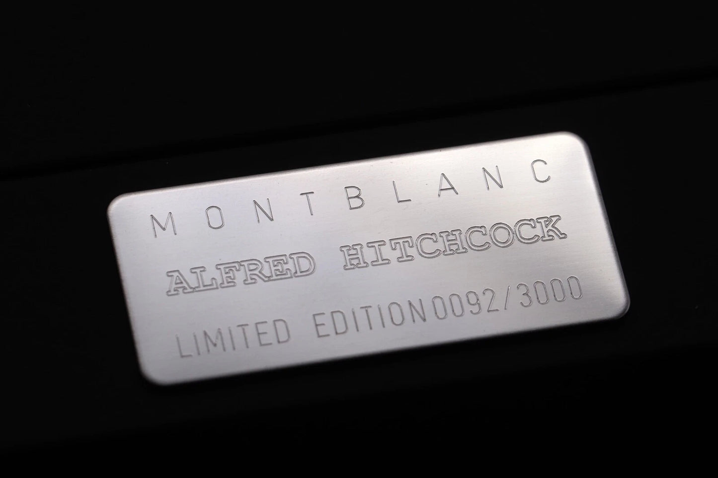 Montblanc Great Characters Alfred Hitchcock 3000 Fountain Pen – SEALED - Number 92 image 4