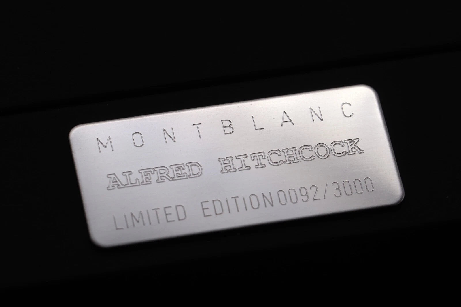 Montblanc Great Characters Alfred Hitchcock 3000 Fountain Pen – SEALED - Number 92 image 4