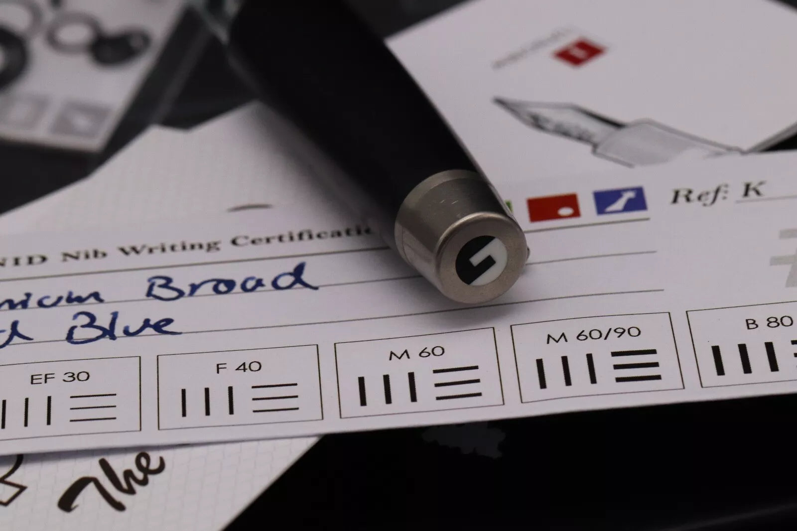 Conid Bulkfiller Minimalistica Demonstrator Fountain Pen - #6 Ti Broad Nib image 5