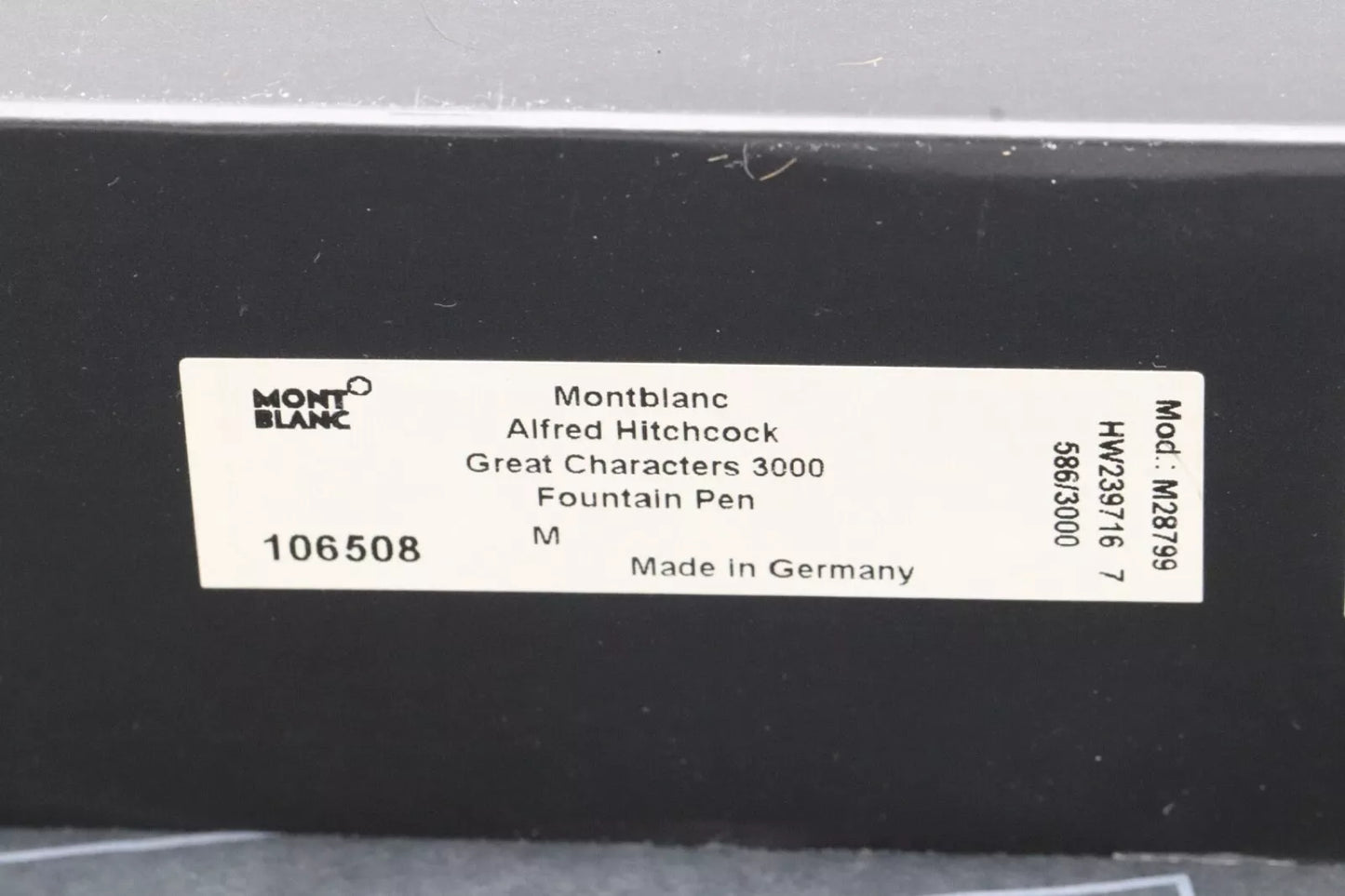 Montblanc Great Characters Alfred Hitchcock 3000 LE Fountain Pen image 7