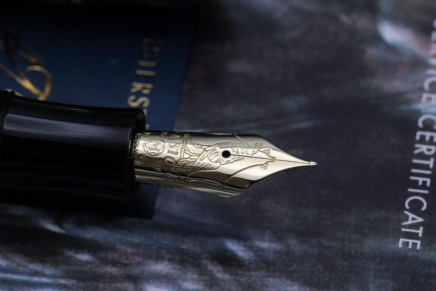 Montblanc Writers Edition Edgar Allan Poe Fountain Pen - RARE EF NIB image 2