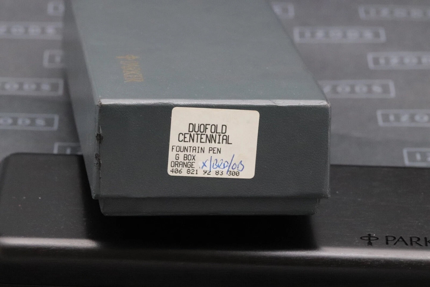 Parker Duofold Centennial Orange Fountain Pen - OBB Nib image 1