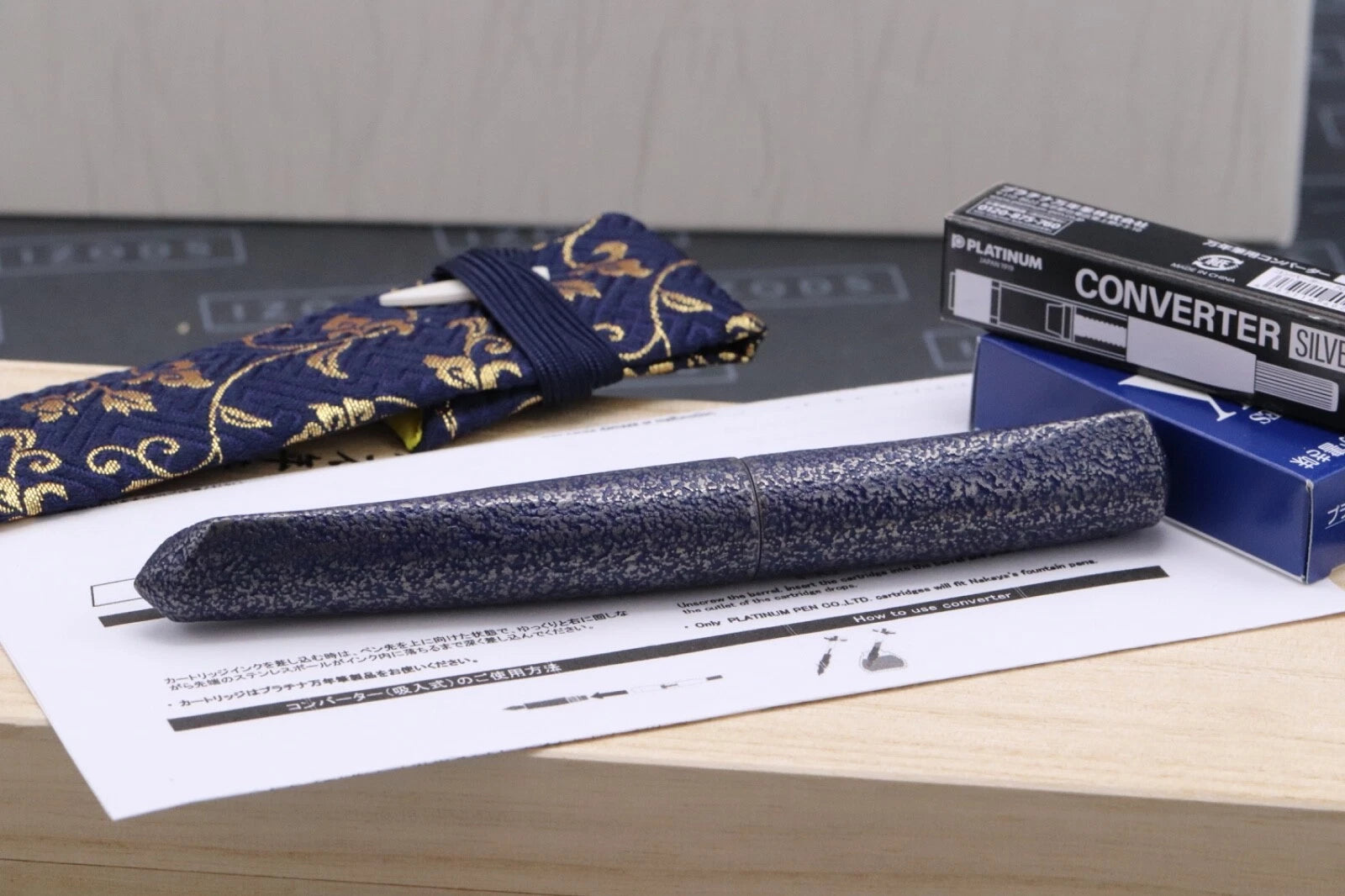 Nakaya Dorsal Fin 2 Suzu Ishime Fountain Pen - UNUSED - Fine Nib image 3