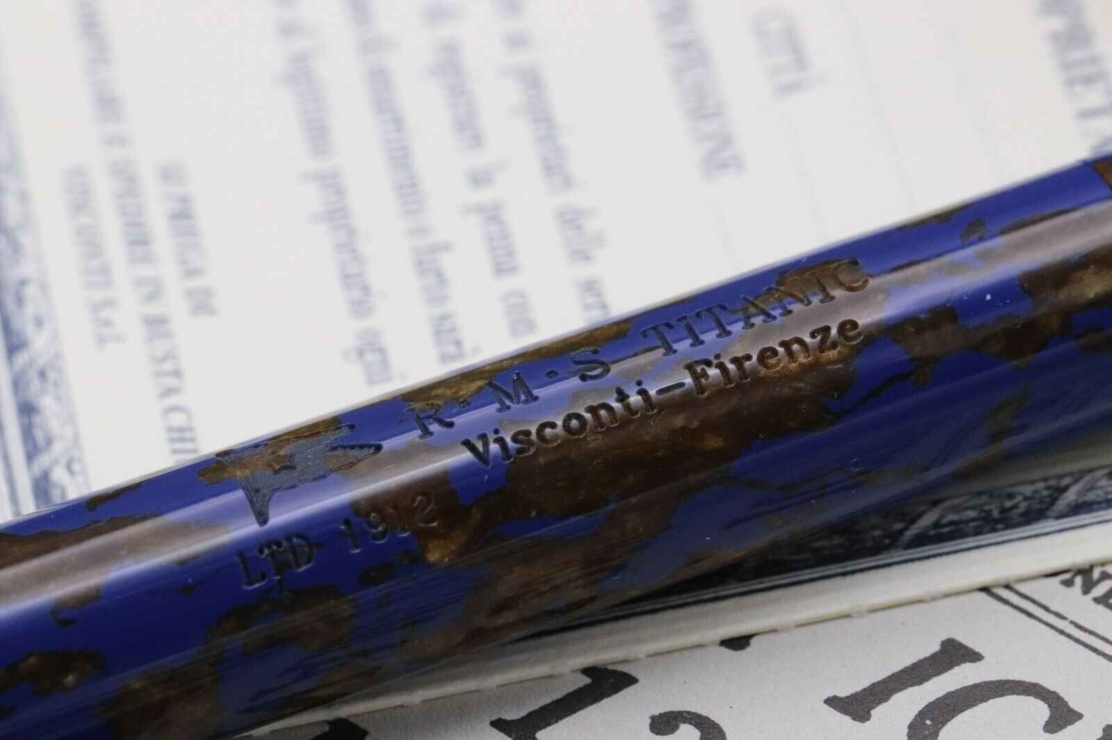Visconti RMS Titanic LE1912 Fountain Pen - DIPPED image 5