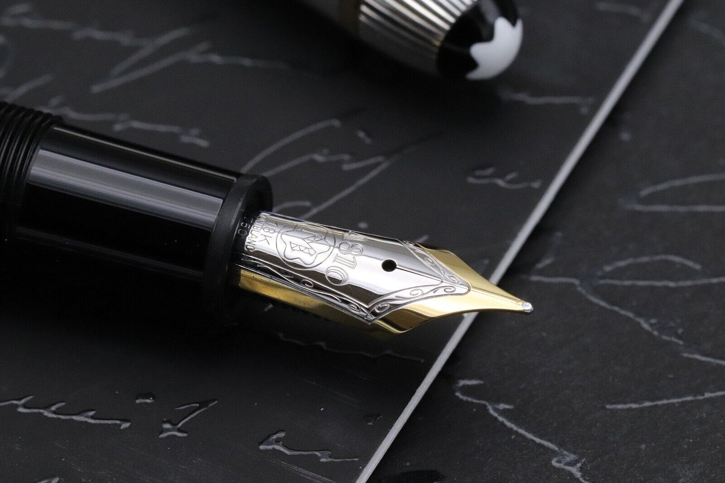 Montblanc Meisterstuck 146 LeGrand Solitaire Doue Fountain Pen image 2
