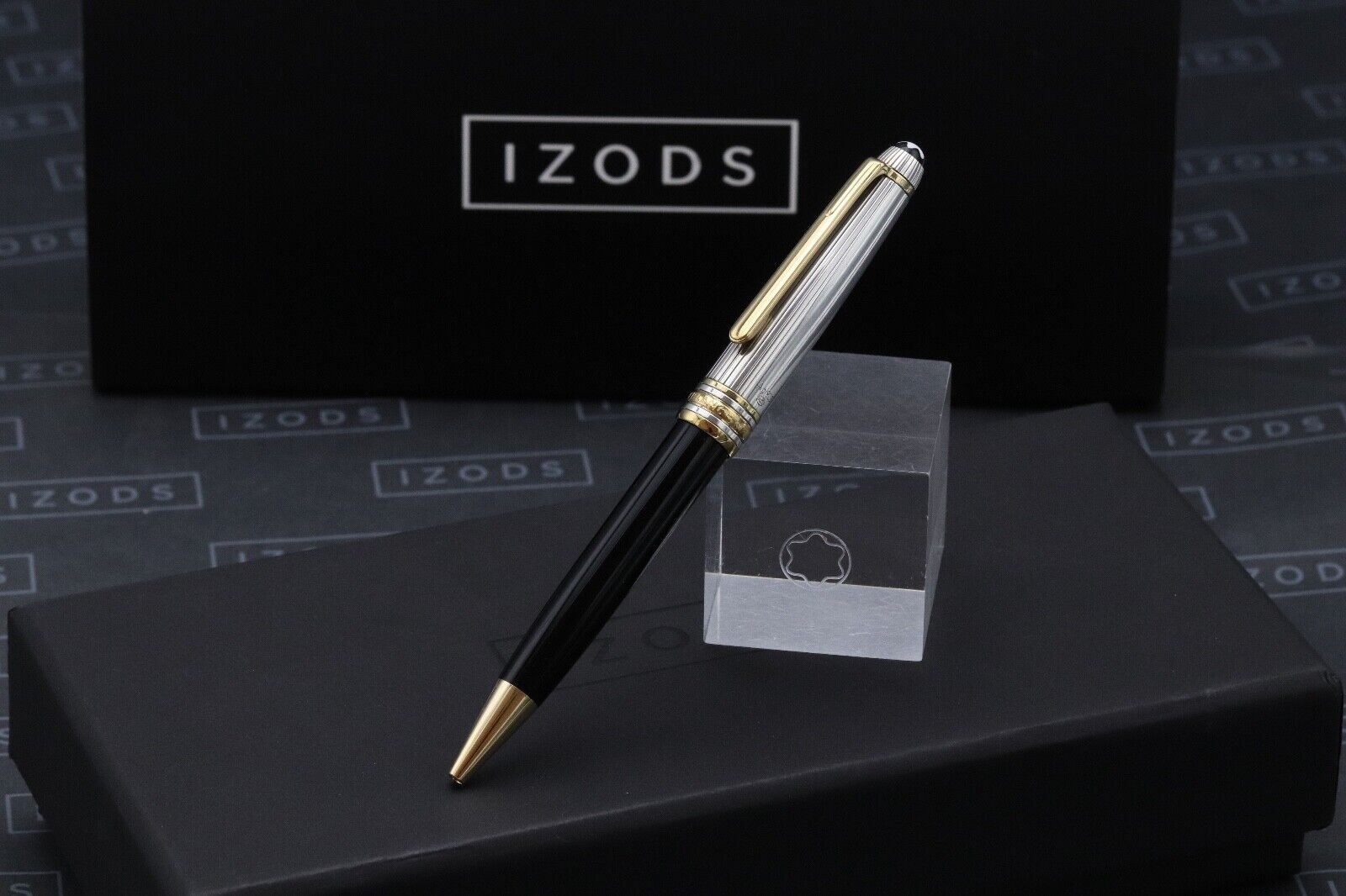 Montblanc Meisterstuck 164 Classique AG925 Pinstripe Doue Ballpoint Pen image 0