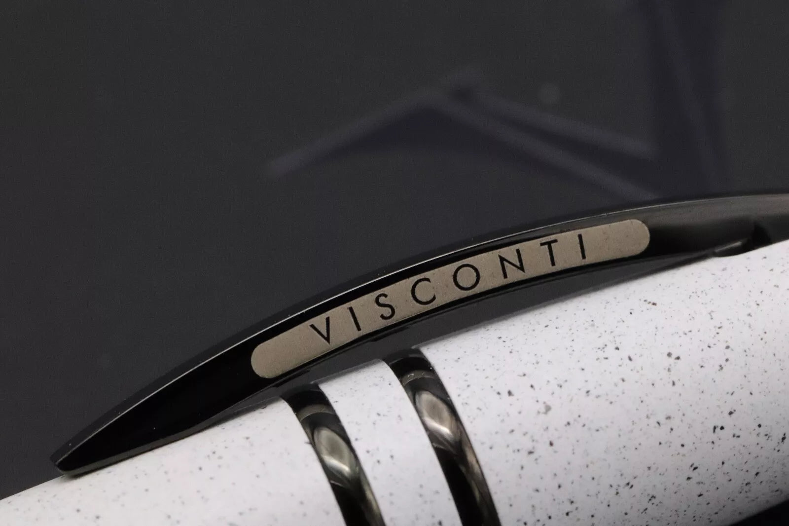 Visconti Homo Sapiens Lava White Ash Fountain Pen - 14k Stub Nib image 3