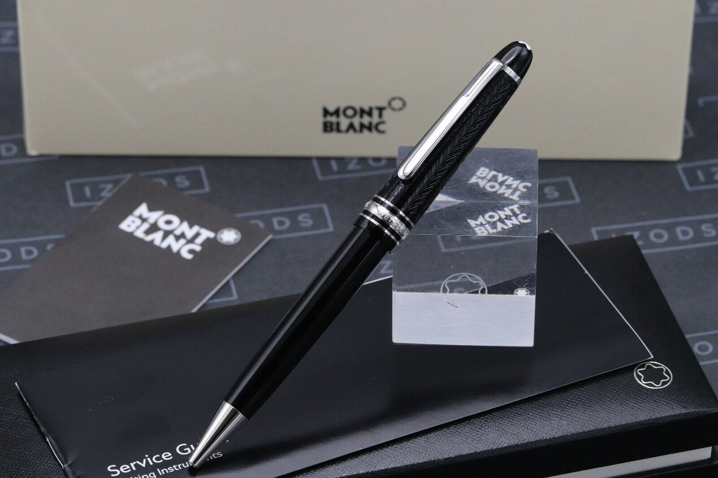 Montblanc Meisterstück Midsize BMW Platinum-Coated Ballpoint Pen image 1