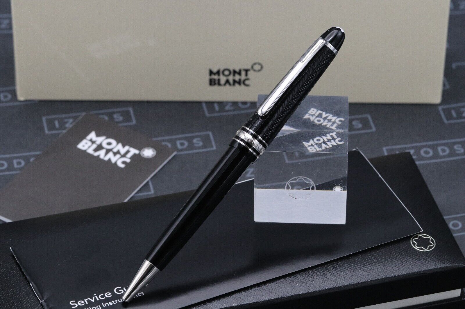 Montblanc Meisterstück Midsize BMW Platinum-Coated Ballpoint Pen image 1