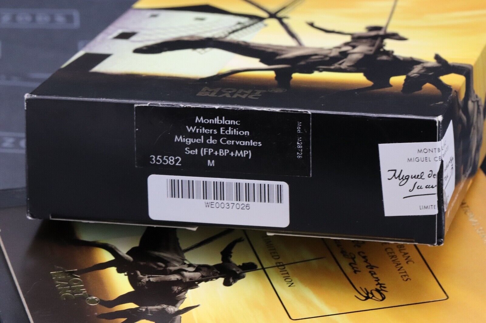 Montblanc Writers Edition Miguel de Cervantes FP, MP, BP Set - UNUSED image 7