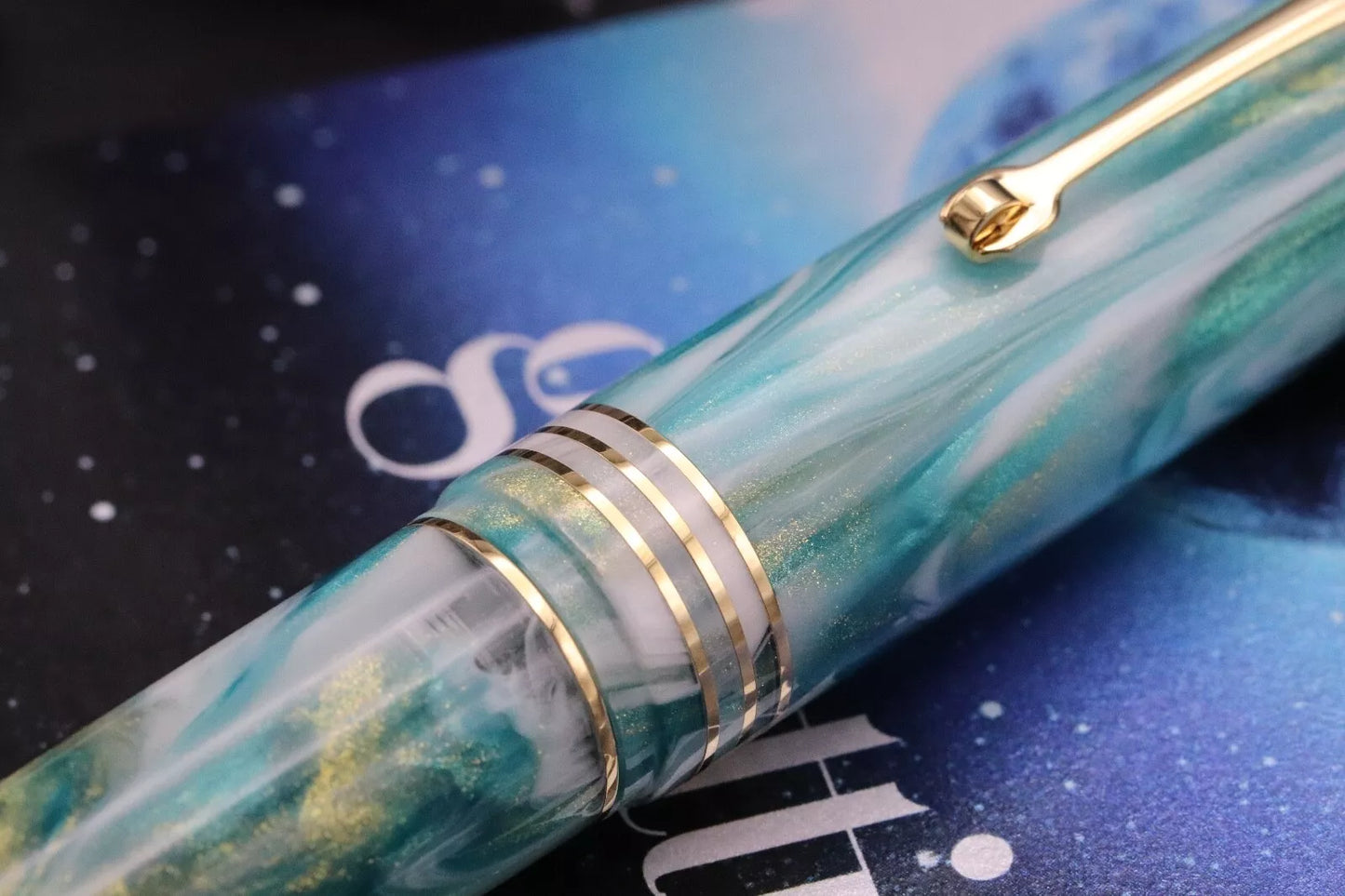 Leonardo MZG 2.0 Galattica Planetary Nebula Fountain Pen - UNUSED image 5