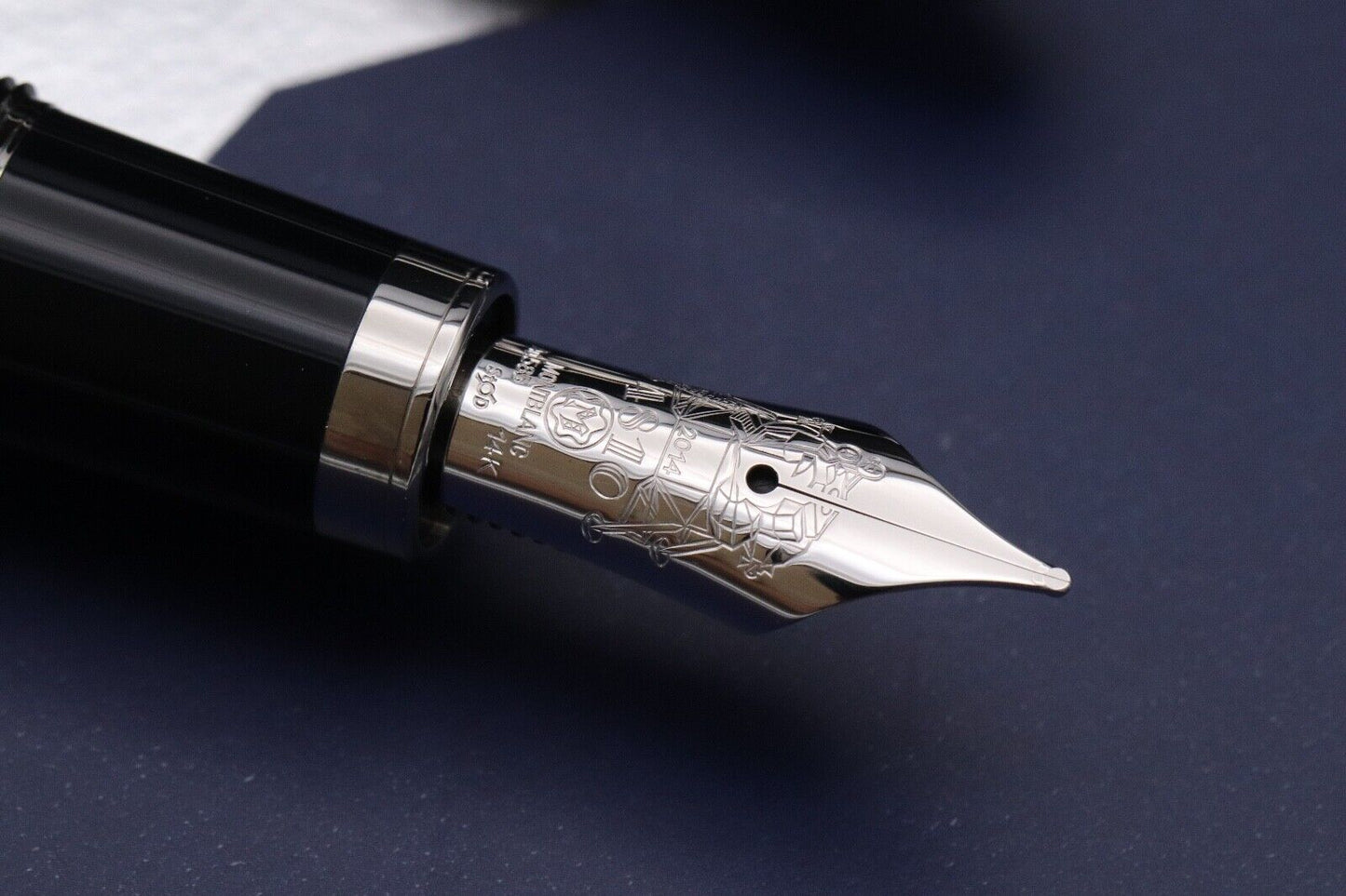 Montblanc Great Characters John F. Kennedy JFK Blue SE Fountain Pen - INKED ONCE image 2