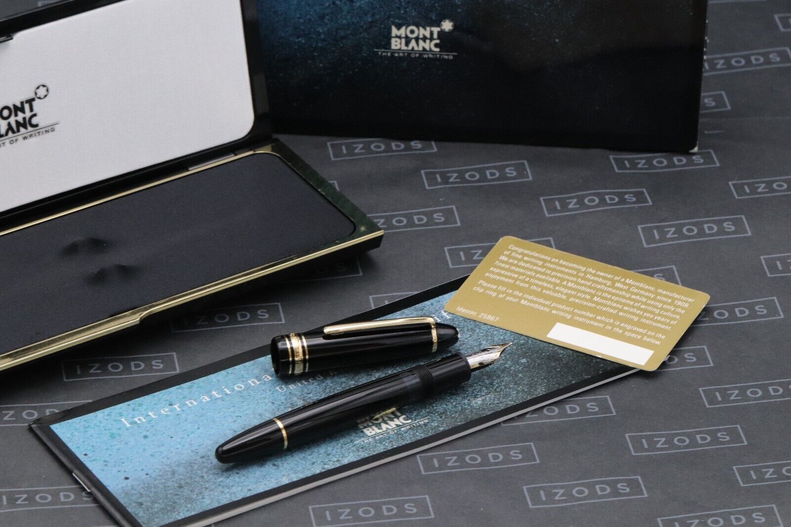Montblanc Meisterstuck LeGrand Gold Line Fountain Pen - 1991-92 - UNUSED image 0