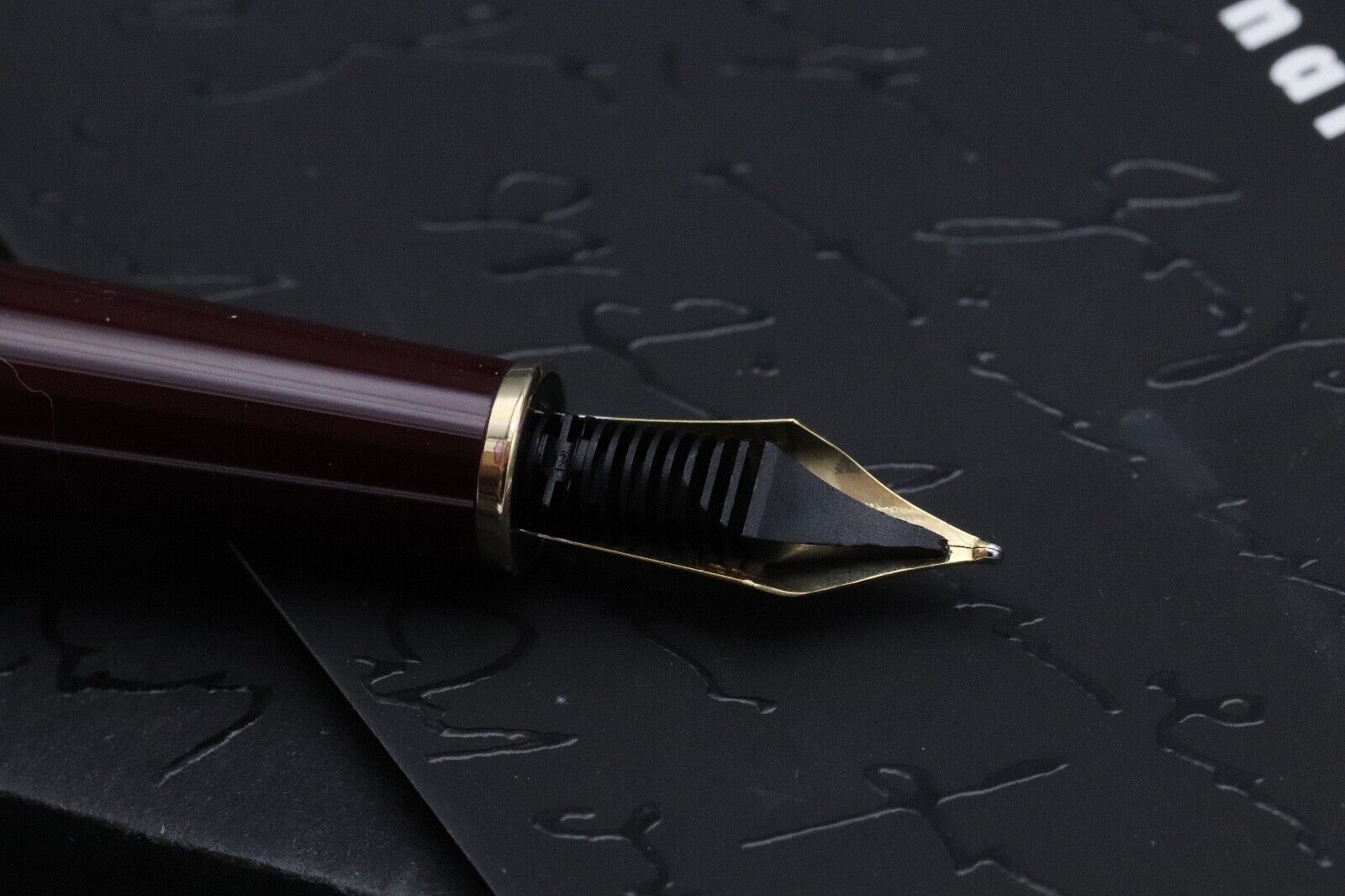 Montblanc Meisterstuck 144 Classique Bordeaux Vermeil Fountain Pen image 3