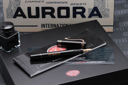 Aurora Internazionale Black Limited Edition Fountain Pen - Medium Nib image 0