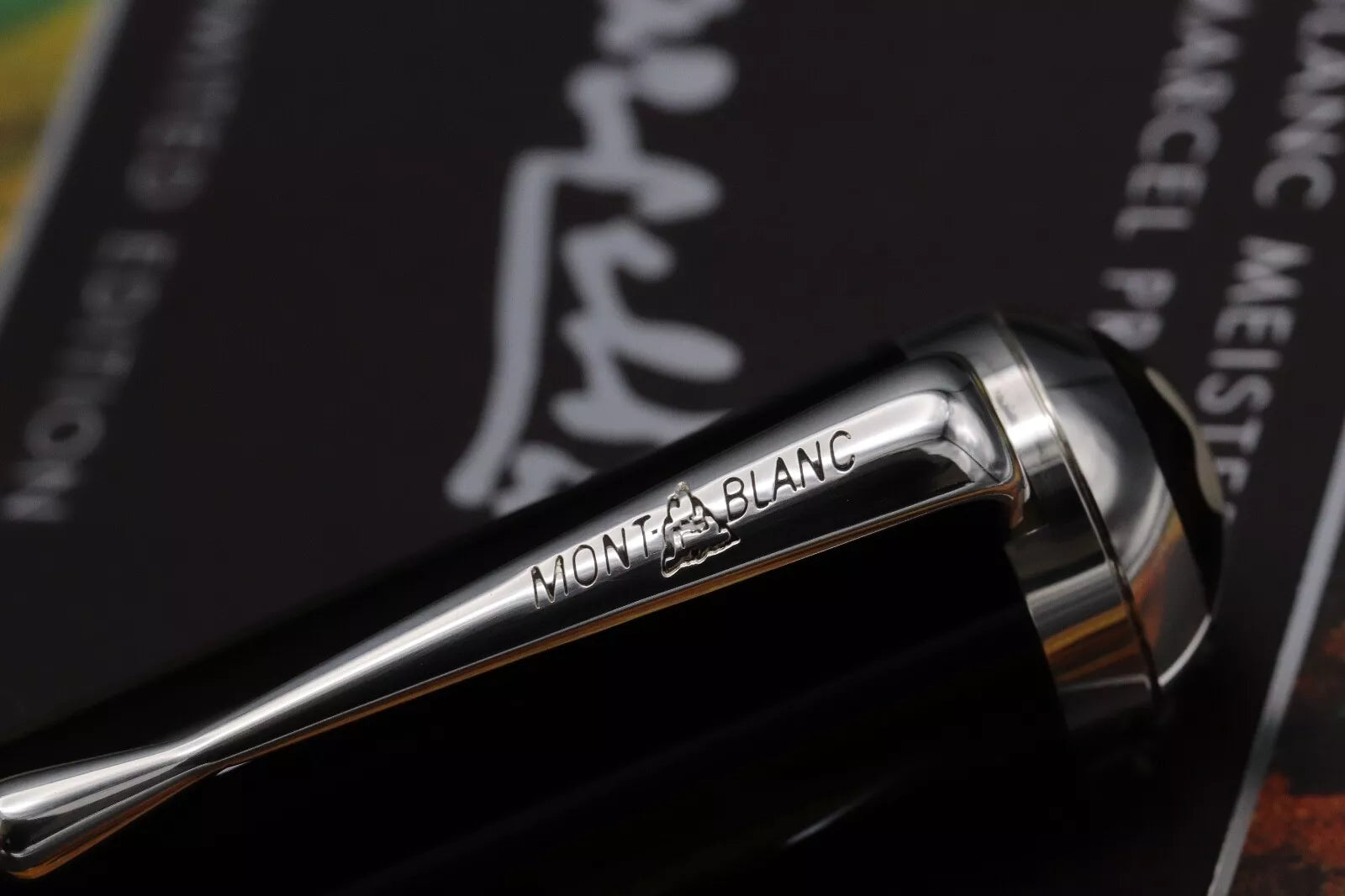 Montblanc Writers Edition Marcel Proust Fountain Pen - NEVER INKED - Broad Nib image 9