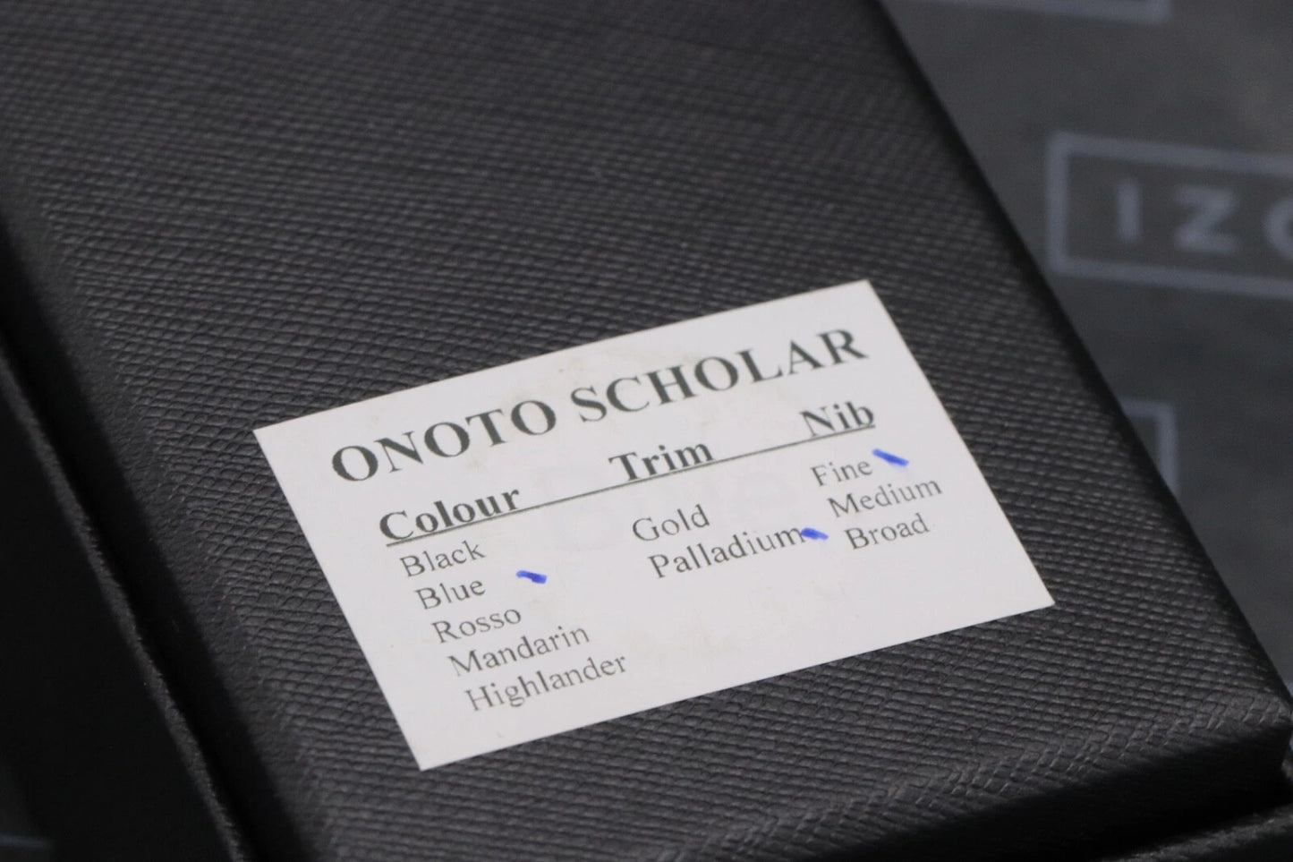 Onoto Scholar Blue Fountain Pen image 1