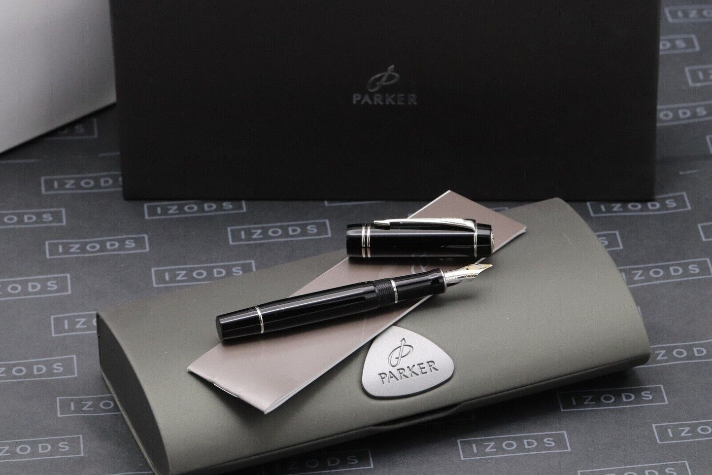 Parker Duofold Mini Black Fountain Pen image 0