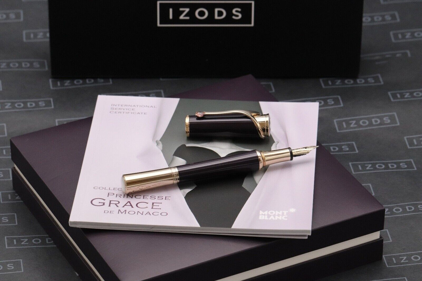 Montblanc Princesse Grace de Monaco Purple Fountain Pen image 0