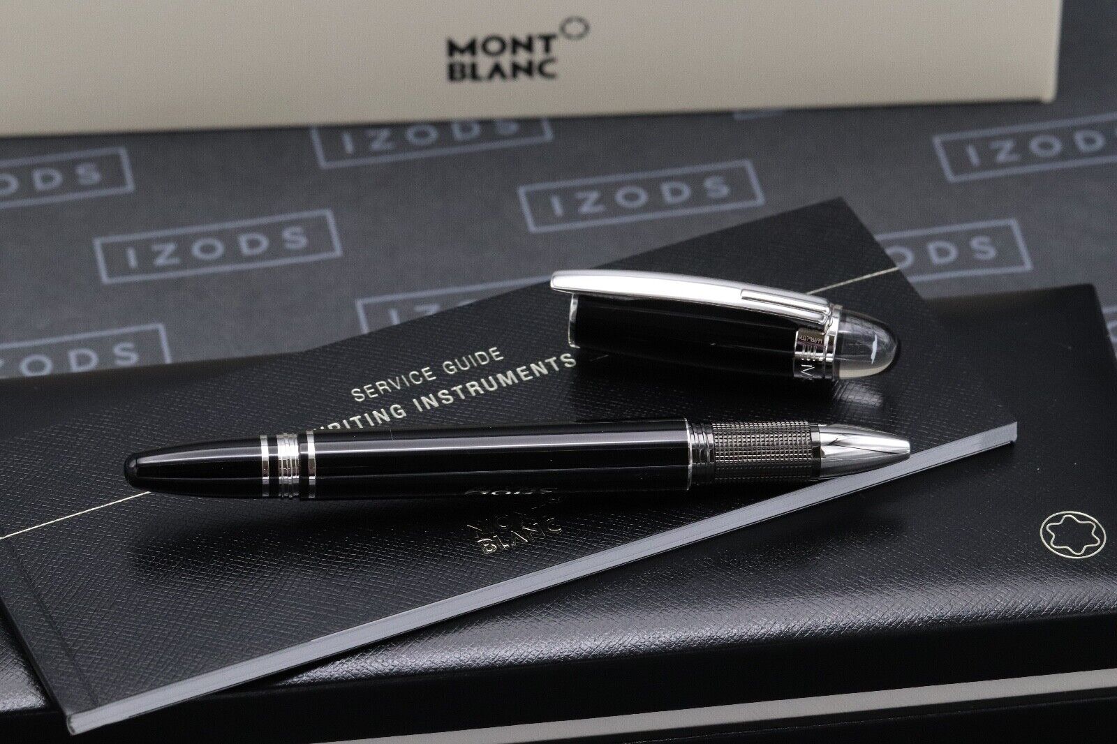 Montblanc Starwalker Platinum Resin Rollerball / Fineliner Pen - UNUSED image 1