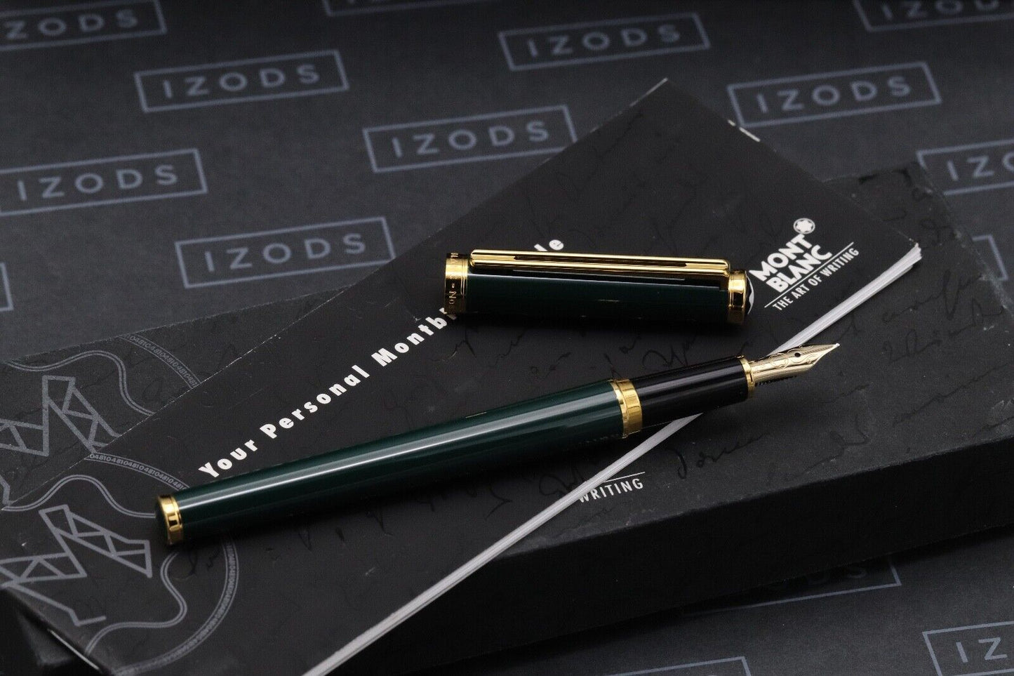 Montblanc Noblesse Oblige Green Fountain Pen - NEVER INKED image 1