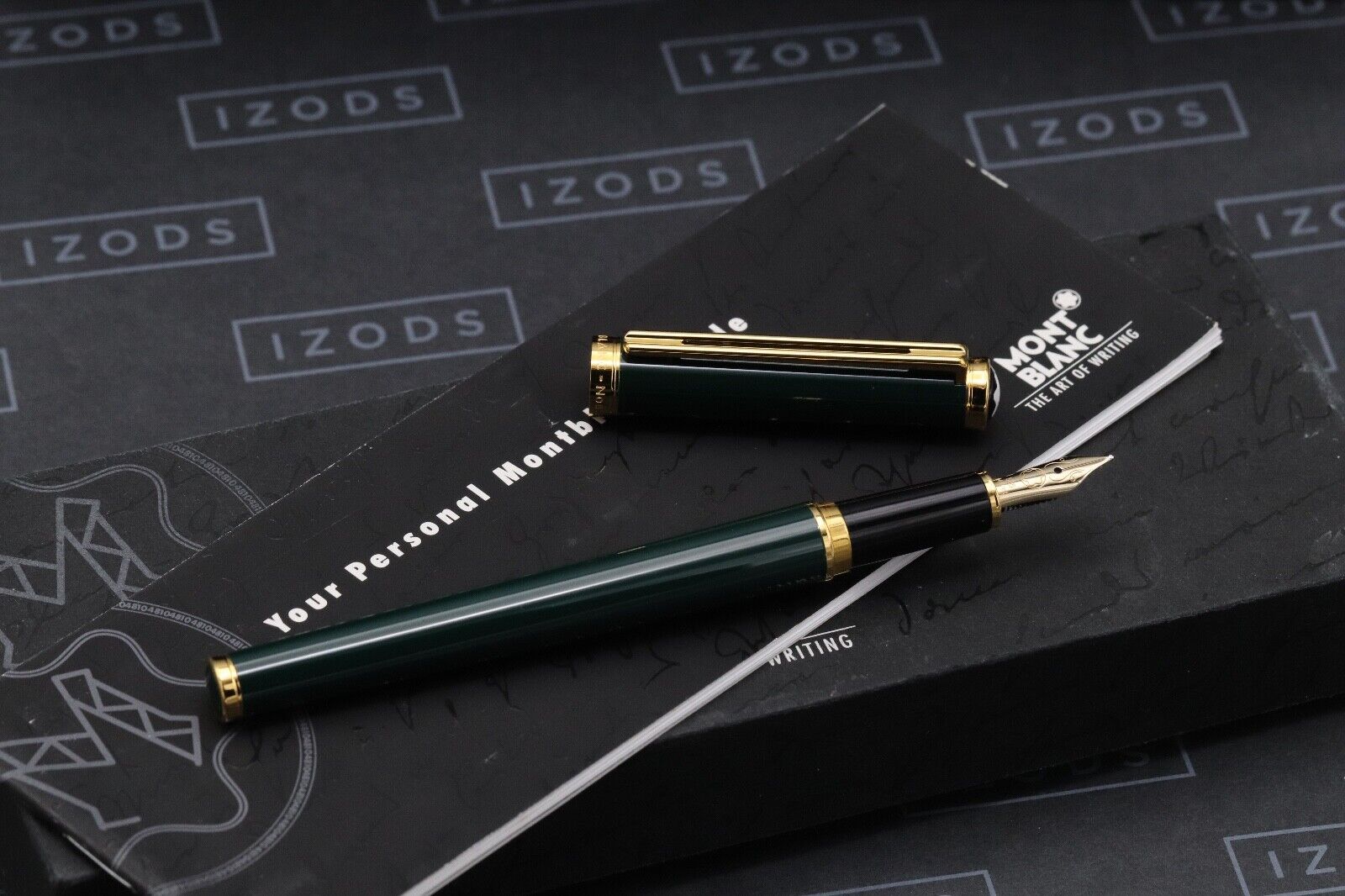 Montblanc Noblesse Oblige Green Fountain Pen - NEVER INKED image 1