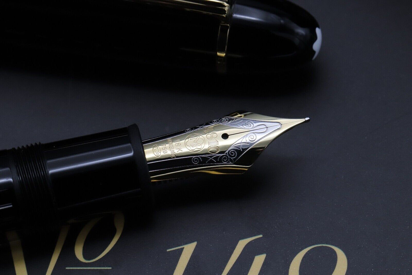 Montblanc Meisterstuck 149 Gold-Coated Fountain Pen - DIPPED - EF Nib image 2