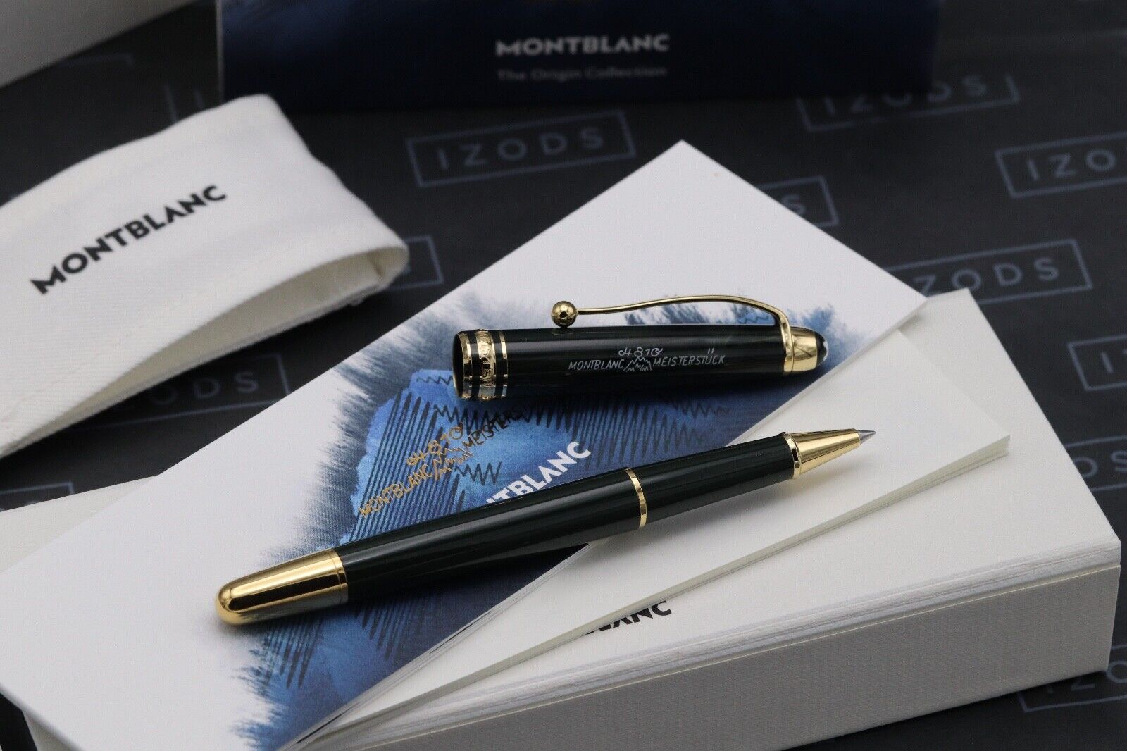 Montblanc Meisterstuck Classique Origin Collection Green Rollerball Pen - UNUSED image 1
