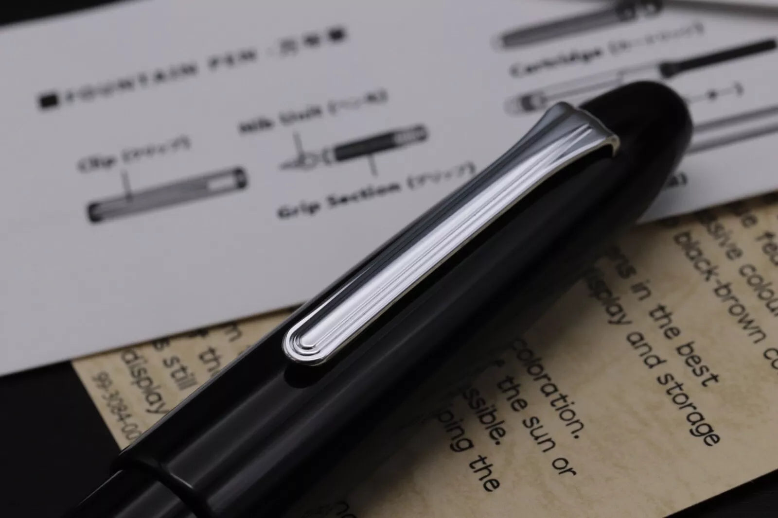 Sailor King of Pen Black Ebonite Fountain Pen image 2
