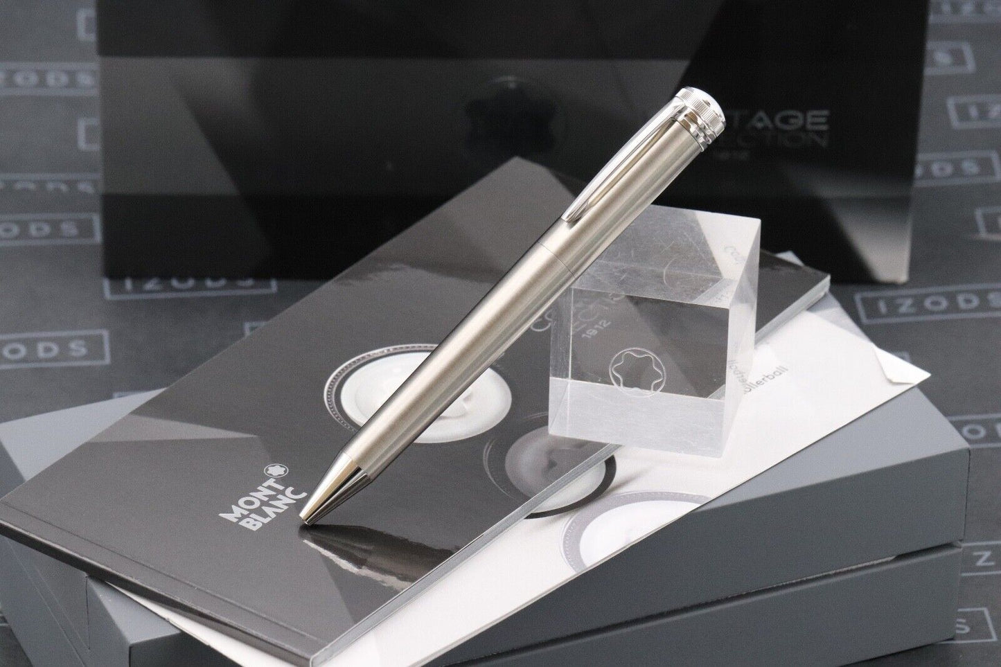 Montblanc Heritage 1912 Capless Steel Rollerball Pen image 0