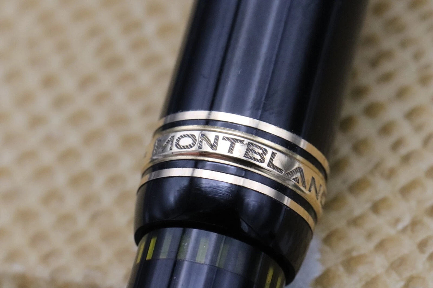 Montblanc Meisterstuck 146 Celluloid 1950s Gold Coated Fountain Pen image 10