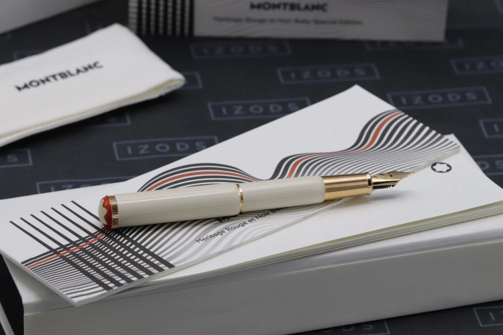 Montblanc Heritage Rouge et Noir Baby Ivory-Resin Fountain Pen image 5
