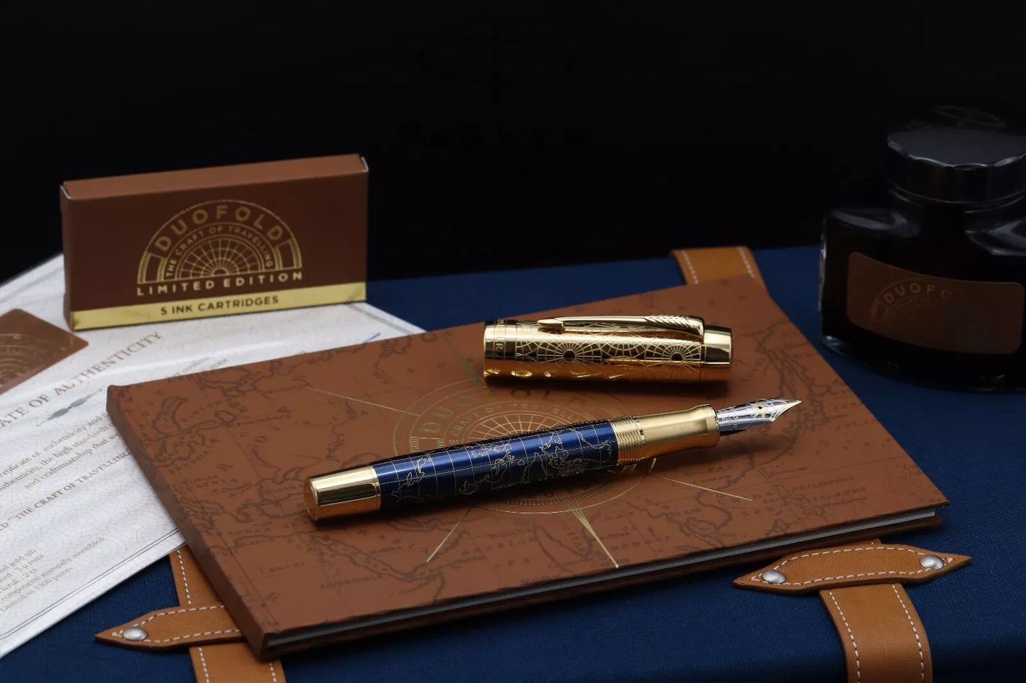 Parker Duofold 130th Craft of Travelling Limited Edition Fountain Pen image 0