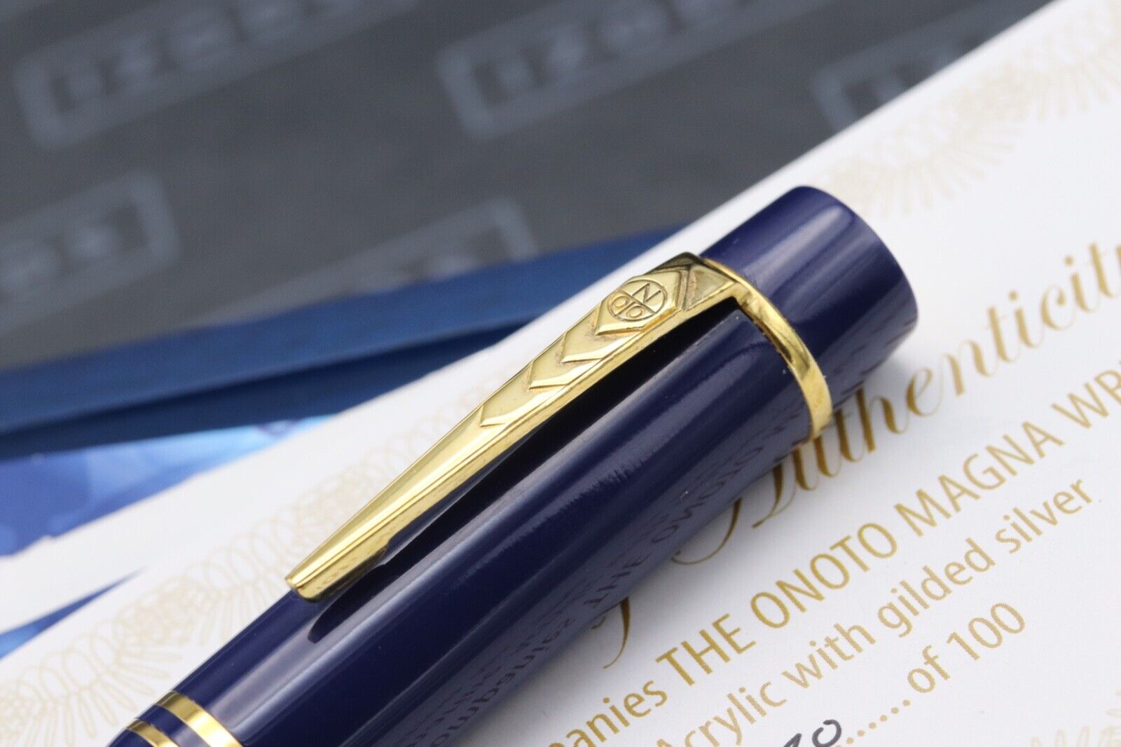 Onoto The Magna Writer Ultramarine Limited Edition Fountain Pen image 2