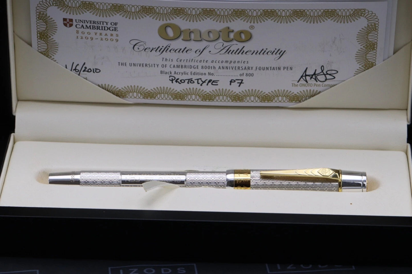 Onoto University of Cambridge Silver Prototype Limited Edition Fountain Pen image 7