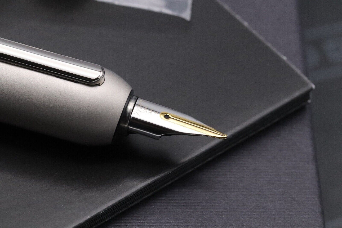 Lamy Dialog 3 Palladium Fountain Pen - Broad Nib image 2