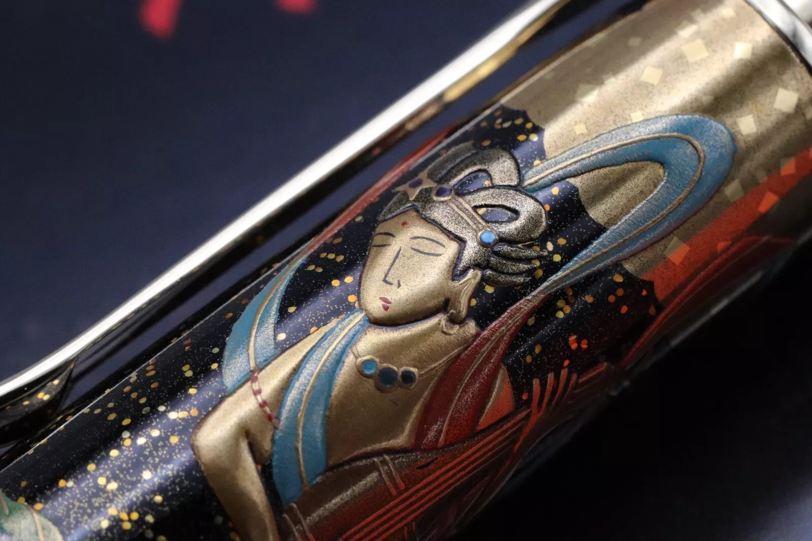 Pelikan M1000 Heavenly Maidens of Dunhuang LE88 Maki-e Fountain Pen - UNUSED image 5