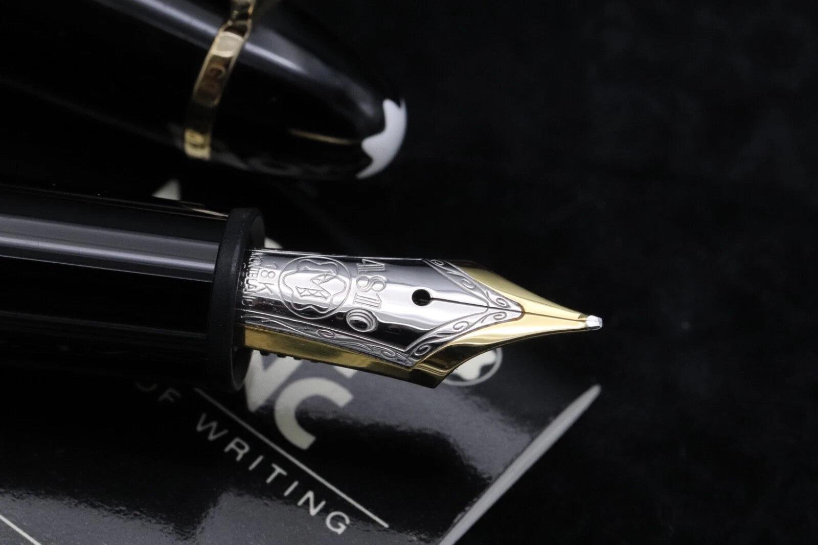Montblanc Meisterstuck 146 LeGrand Gold Coated Fountain Pen - 1991-92 - 18k OB image 6