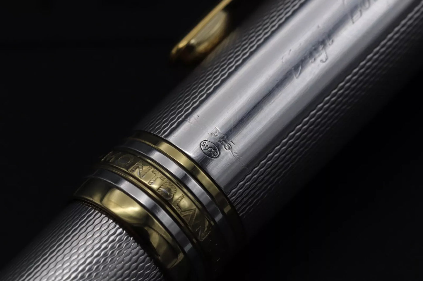 Montblanc Meisterstuck 146 LeGrand Barley Sterling Silver Fountain Pen - 1991-92 image 7