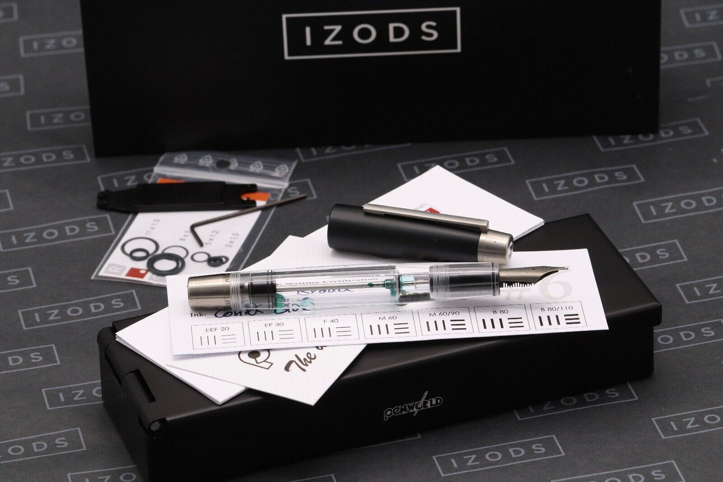 Conid Bulkfiller Minimalistica Demonstrator Fountain Pen - #6 Ti Broad Nib image 0