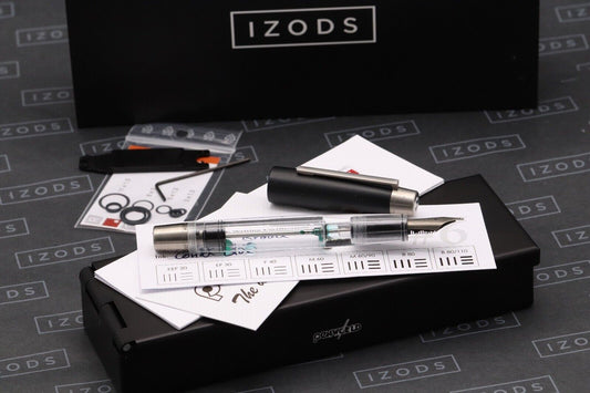 Conid Bulkfiller Minimalistica Demonstrator Fountain Pen - #6 Ti Broad Nib image 0
