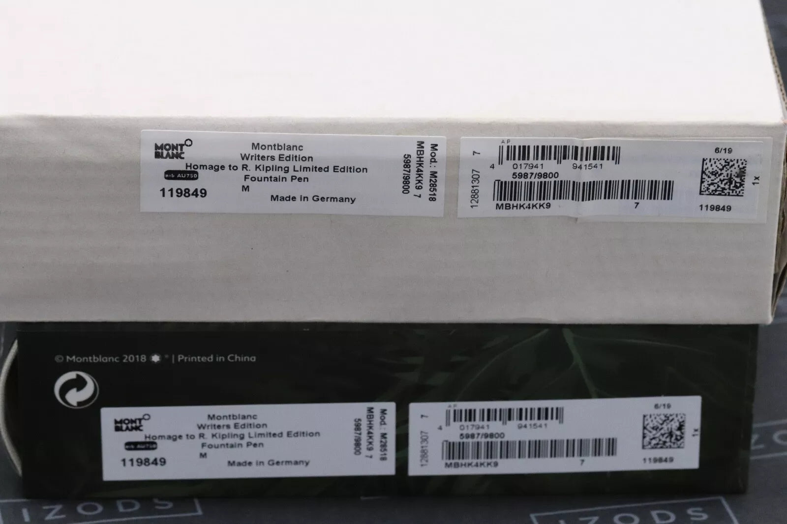 Montblanc Writers Edition Rudyard Kipling Fountain Pen – UNUSED image 10