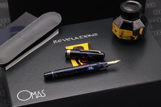 Omas Revelations Blue Royale Celluloid LE88 Fountain Pen - EF Nib image 0