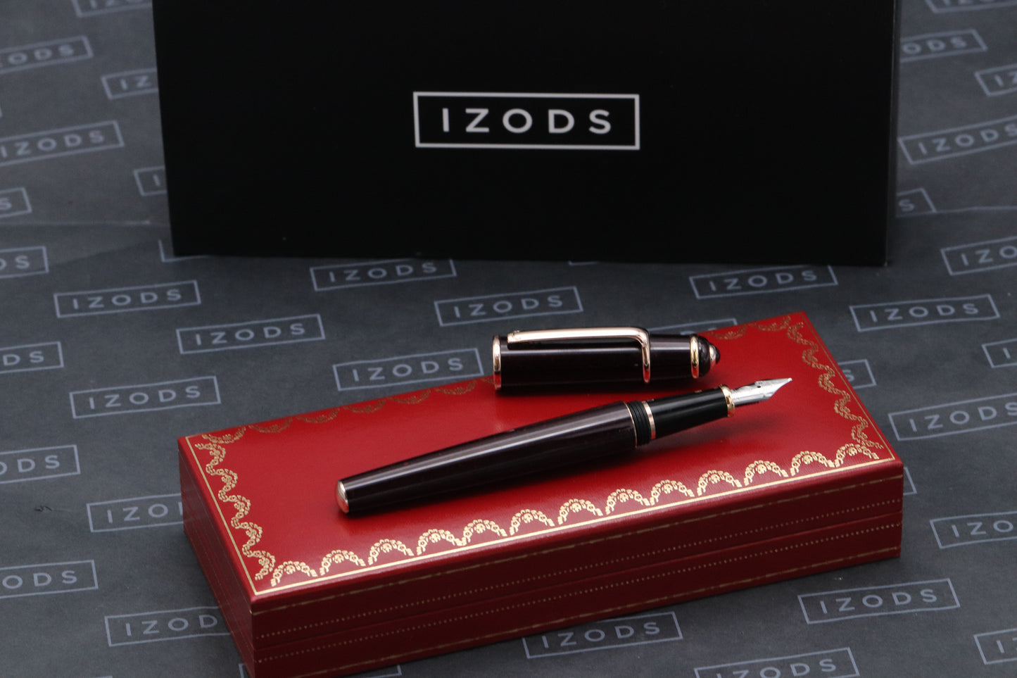 Cartier Diabolo Red Lacquer Fountain Pen - NEVER INKED