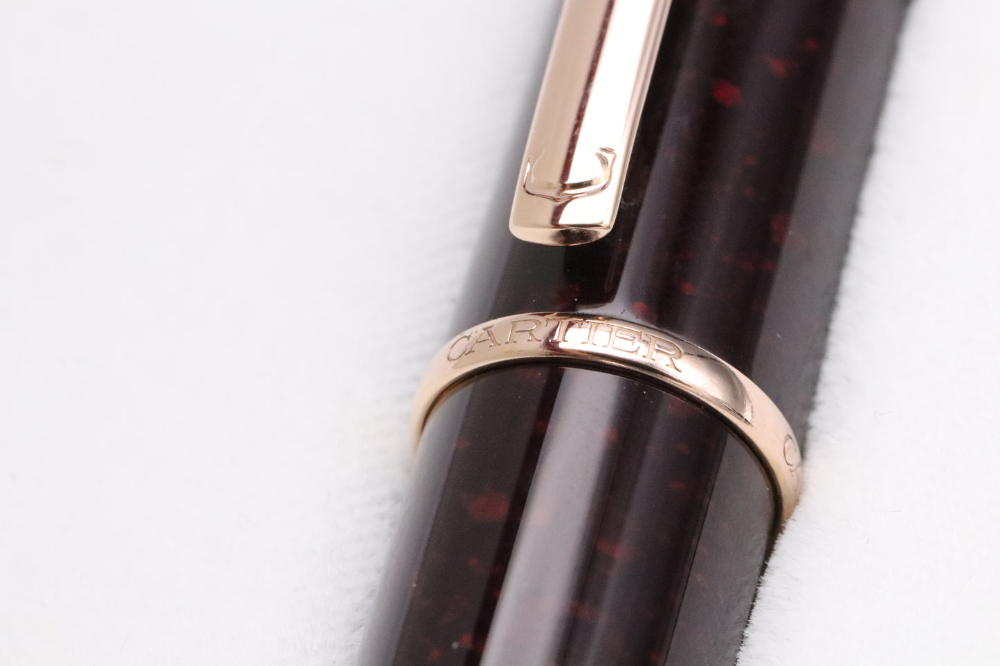 Cartier Diabolo Red Lacquer Fountain Pen - NEVER INKED
